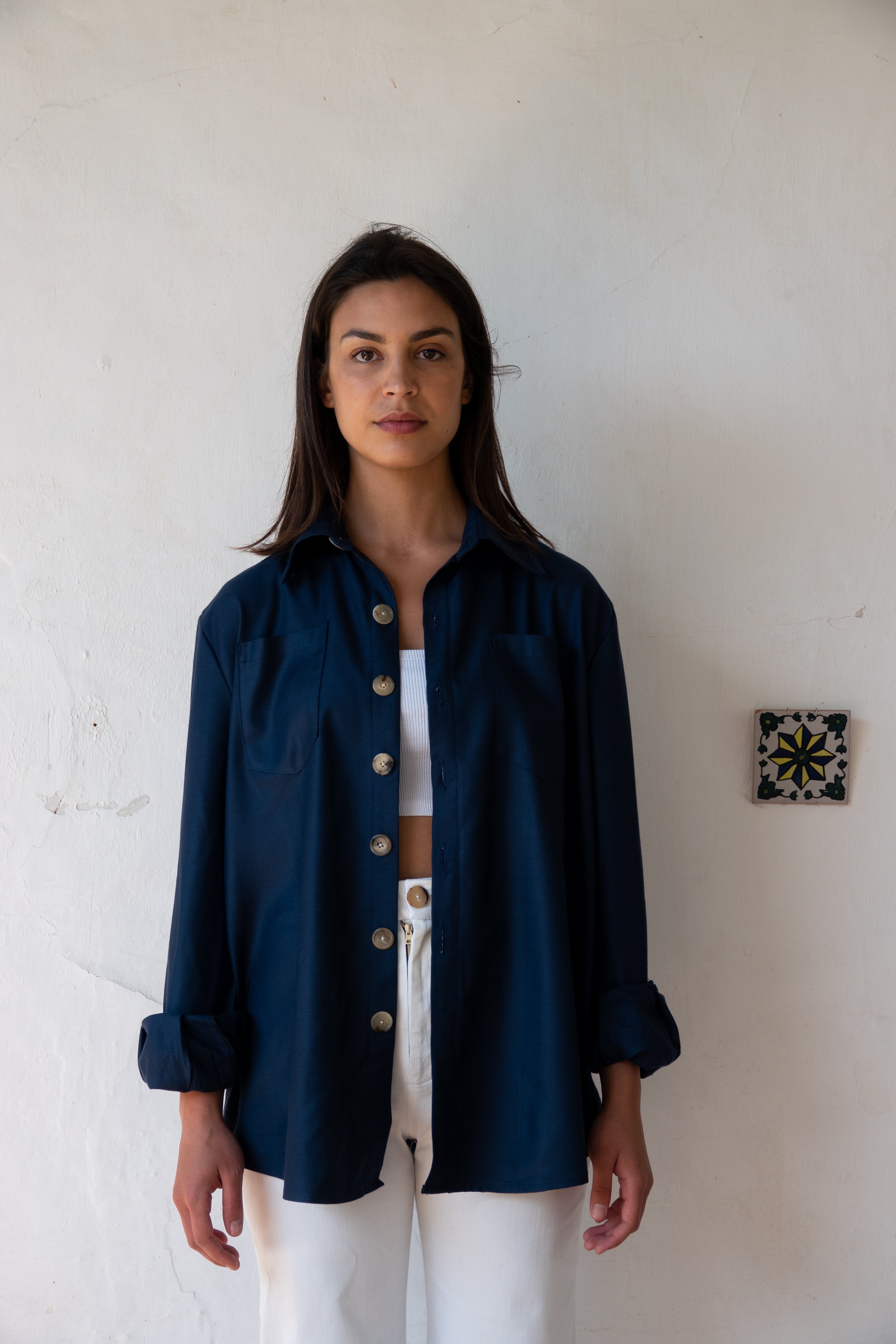 Chemise Valdemossa - Bleue