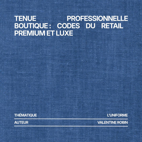 Tenue professionnelle boutique : codes du retail premium et luxe